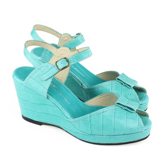 Re-Mix Paseo Wedge Peep Toe Sandal - Picture 3 of 7